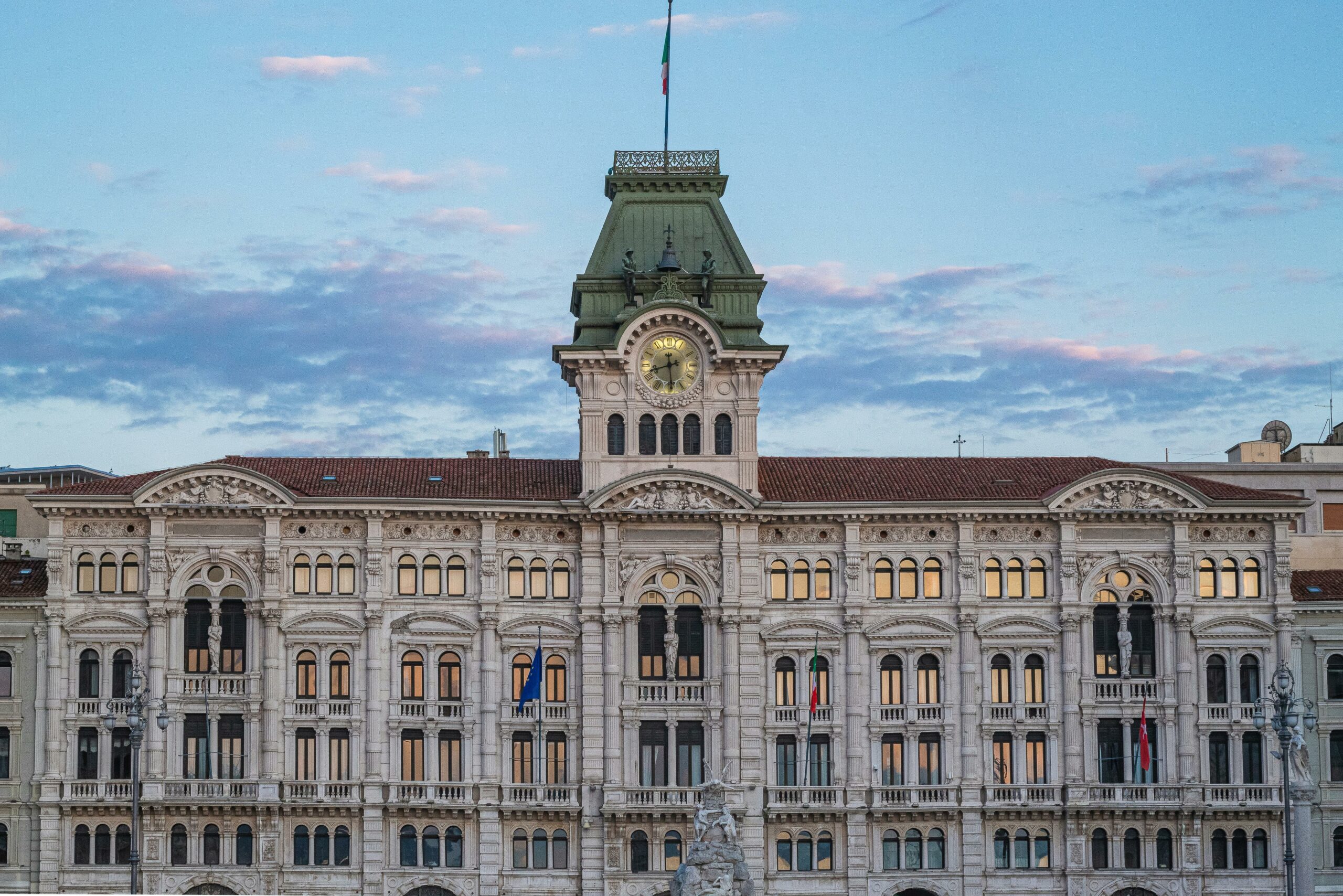 The city hall of Trieste in Italy, where the world-famous community mental health support model originates.